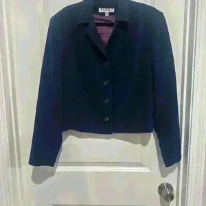 Size 14 Renlyn New York Women’s Navy Blue Blazer Jacket